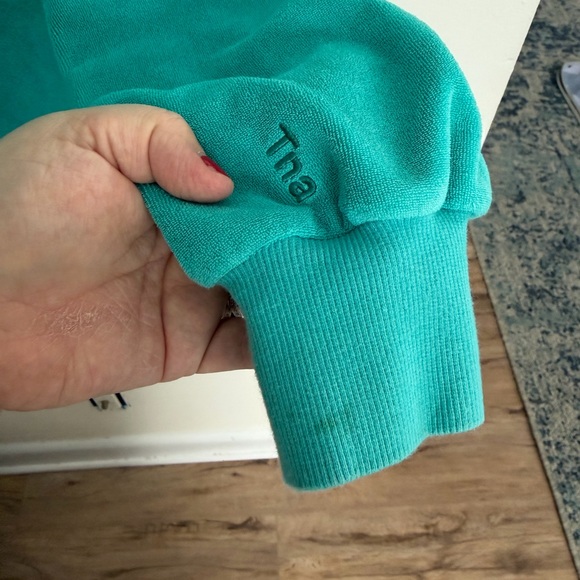 TNA Turquoise Terry Hoodie - Picture 5 of 6